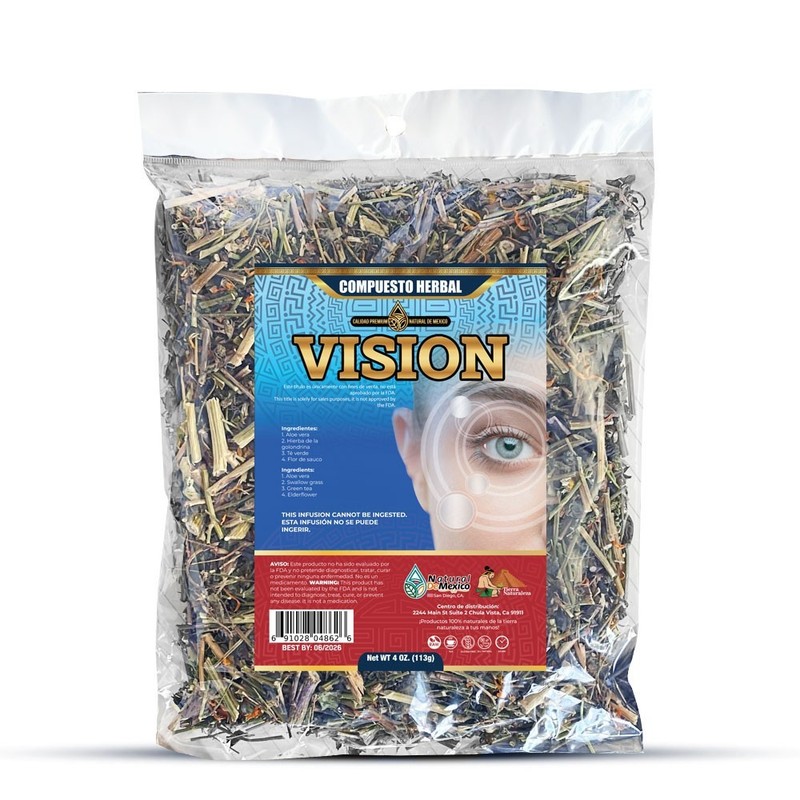 Vision Compuesto Te Herbal 4 onzas. Vision Herbal Tea 4 Oz. Natural de Mexico