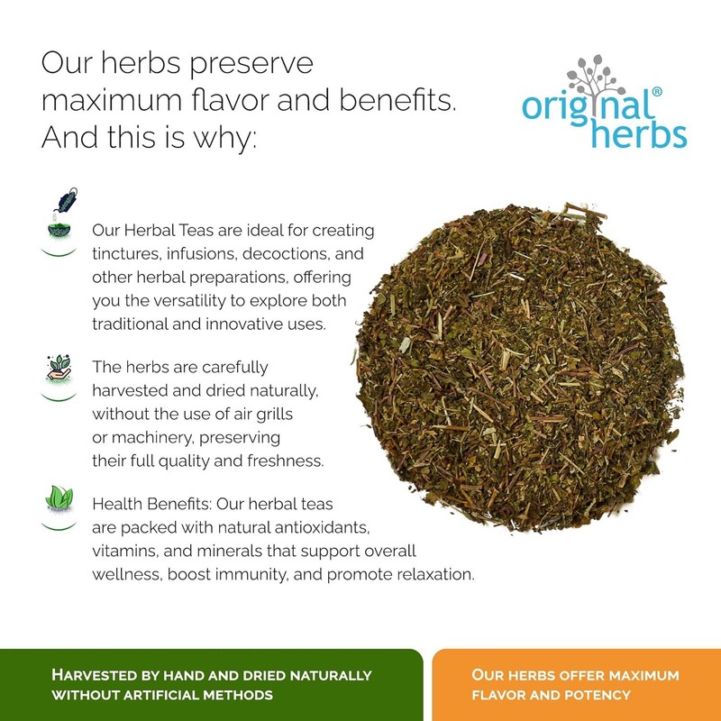 Peppermint tea ( Мята ) - 50g (1.76 oz) | Wild-Crafted Loose Leaf,Original Herbs gallery