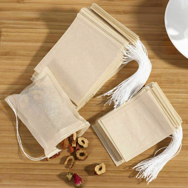 10-5000pcs Tea Bag Disposable Drawstring Empty Teabag Herb Loose Tea Filter LOT