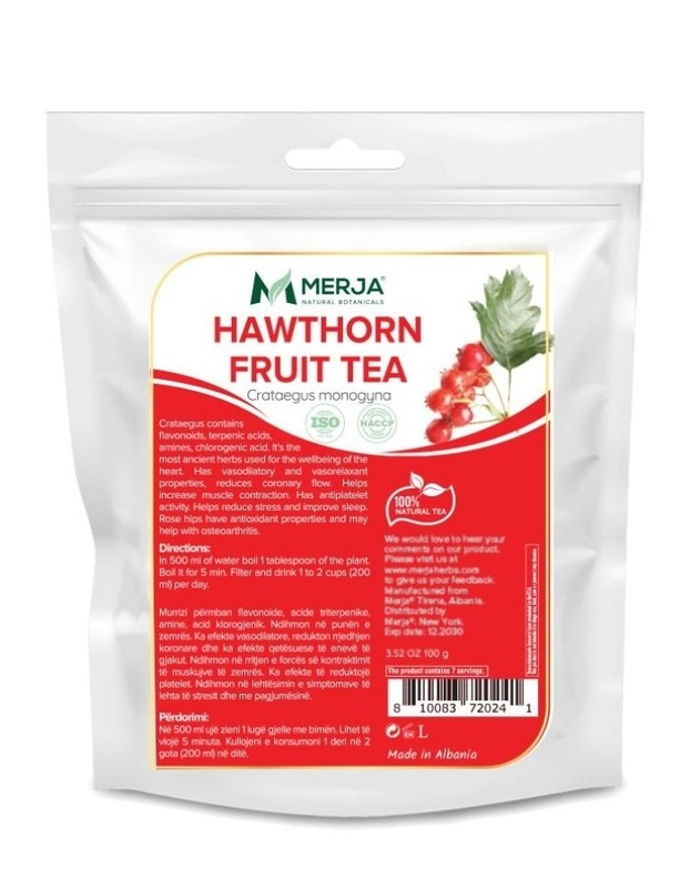 Hawthorn Fruit Tea – Loose Tea – Dry Natural Tea – Mediterranean