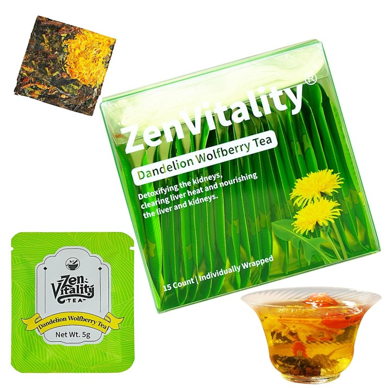 ® Organic Dandelion Wolfberry Tea For Diabetics Supports Healthy Blood Sugar,…