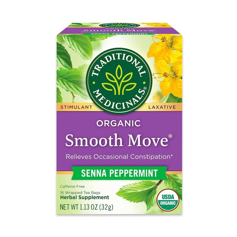USDA Organic Smooth Move Tea - Caffeine-Free Peppermint & Senna Herbal Blend gallery