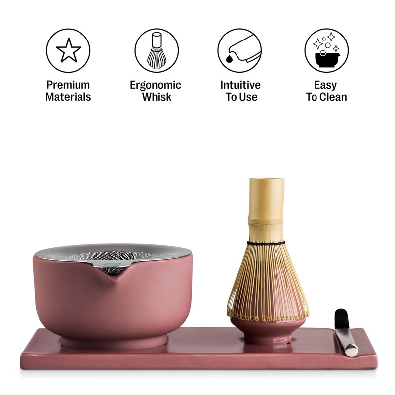 Fellow Matcha Set, Complete Matcha Tea Kit with Ceramic Bowl, Bamboo Whisk & ... gallery