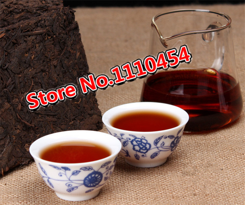 50 Years 250g Pu-erh Tea Ripe Puerh Tea Brick Organic Black Tea Ancient Tree Tea gallery