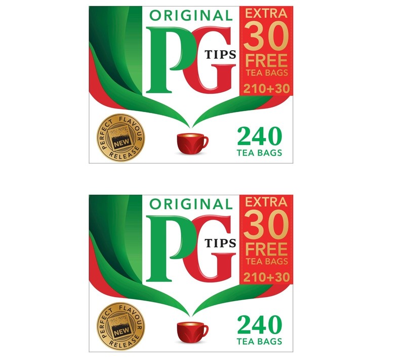 PG Tips Tea Bags Original Biodegradable tea 2 X PACKS OF 240