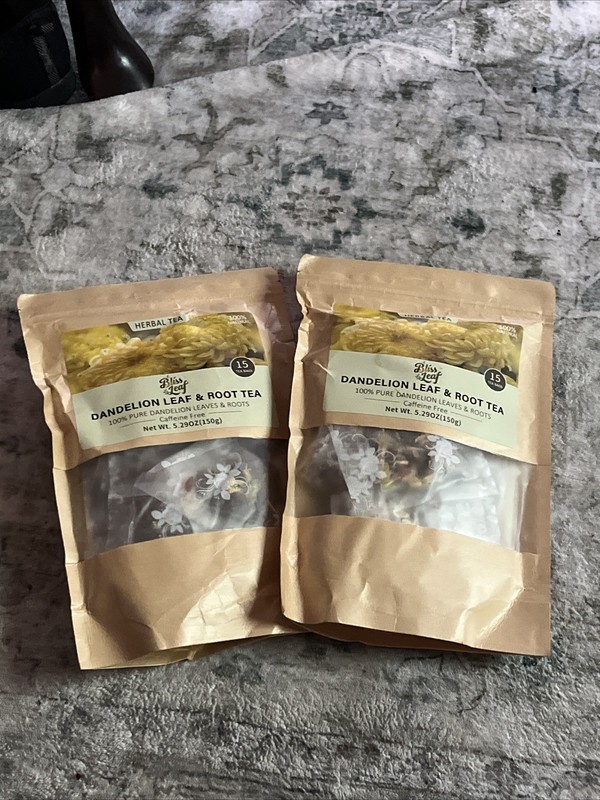 Dandelion Root Herbal Tea , Caffeine Free , 15 Bags , 100% Nature for Gut Health gallery