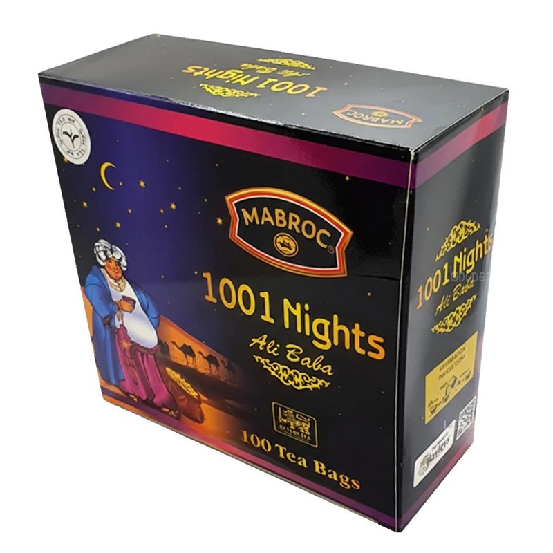 New Mabroc 1001 Nights pure Ceylon tea – 100 Tea bags Free Ship World Wide