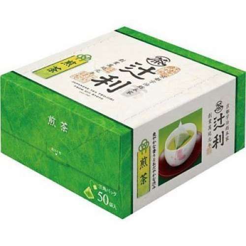 Tsujiri Japanese Green Tea Triangle Tea Bag 2g x 50P Sencha Uji Kyoto JAPAN