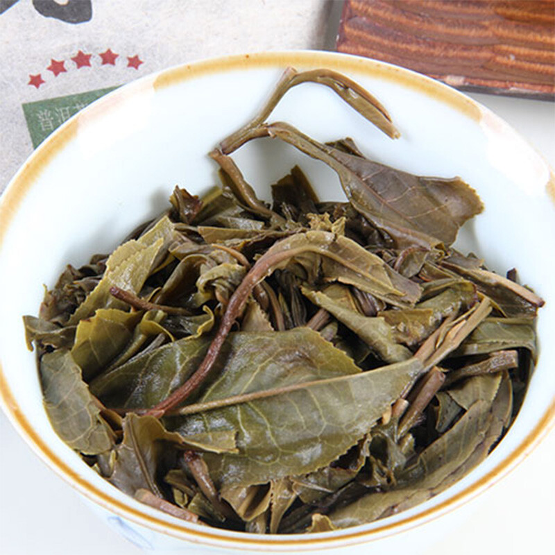 2013 QiaoMu Puerh Tea Age-Fermeted Cake Tea Haiwan Five Star Arbor Puer Tea 357g gallery