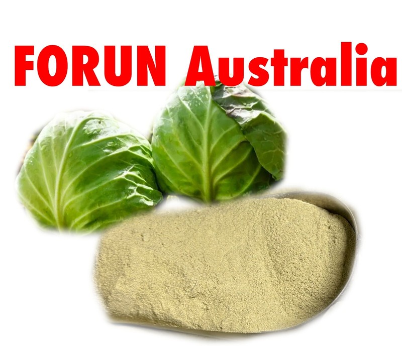 FORUN Pure A Grade Green Cabbage Powder 1KG – 100% Pure, Green, Tasty
