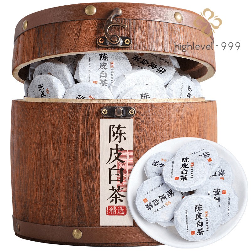500g Authentic Fuding Tangerine Peel Shoumei old White Tea Bulk Mini Tea Cake