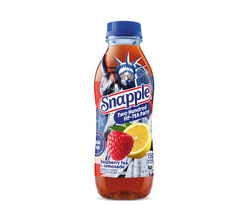 Snapple Raspberry Tea Lemonade 12 Pack 16oz Limited Edition Fif-TEA Patrty gallery