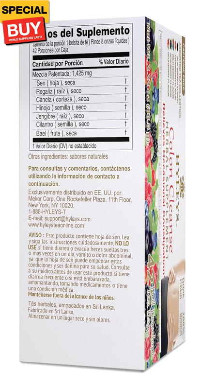Colon Cleanse Tea Assorted Flavors - 42 Tea Bags (1 Pack) gallery