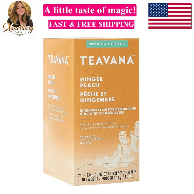 , Ginger Peach Green Tea, 24 / Box