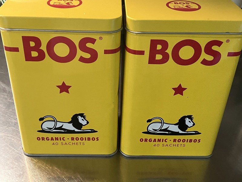 BOS Rooibos Tea 2 Tins (80 Sachets) Organic