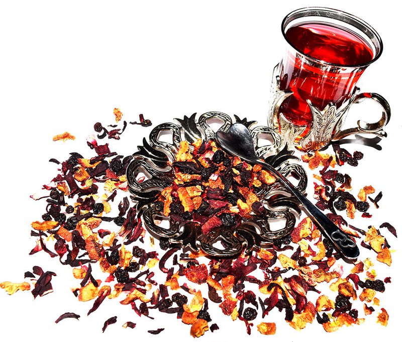 Blueberry Fruit Tea, Decaffeinated, Loose Leaf Tea gallery