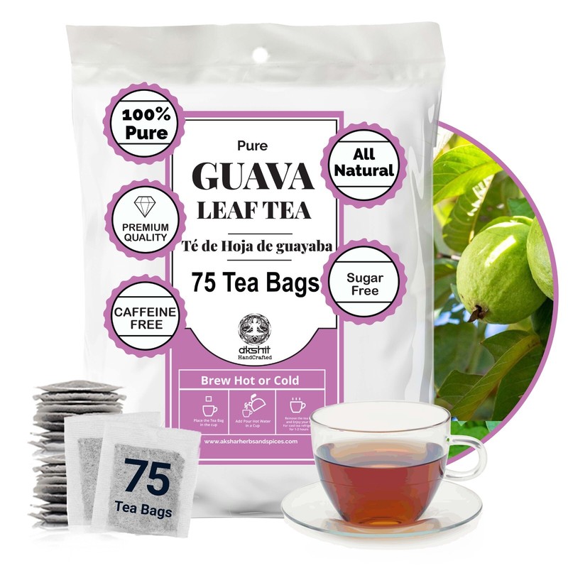 75 Te De Hojas De Guayaba Guava Tea Bags Weight Loss Tea Te De Guayaba Tea Bags