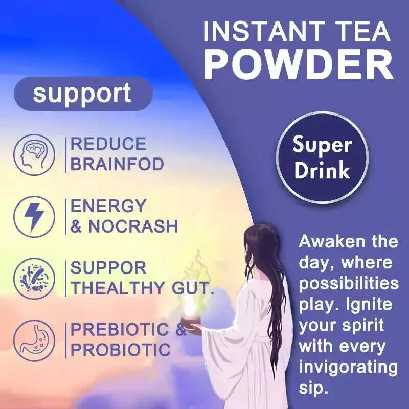 Magic Yerba Mate Instant Tea Powder - Peach Mango Flavor - 30 Servings- US STOCK gallery