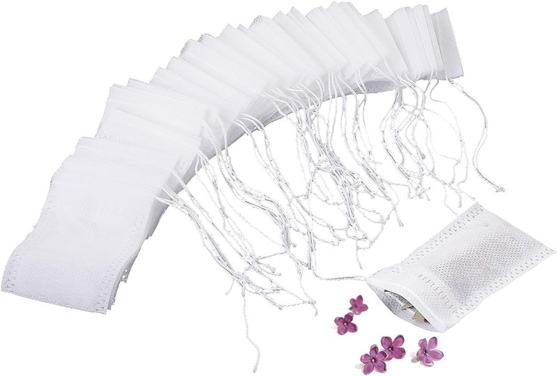 1000Pcs Empty Tea Bags Drawstring Disposable Filter Bags for Loose Leaf Tea
