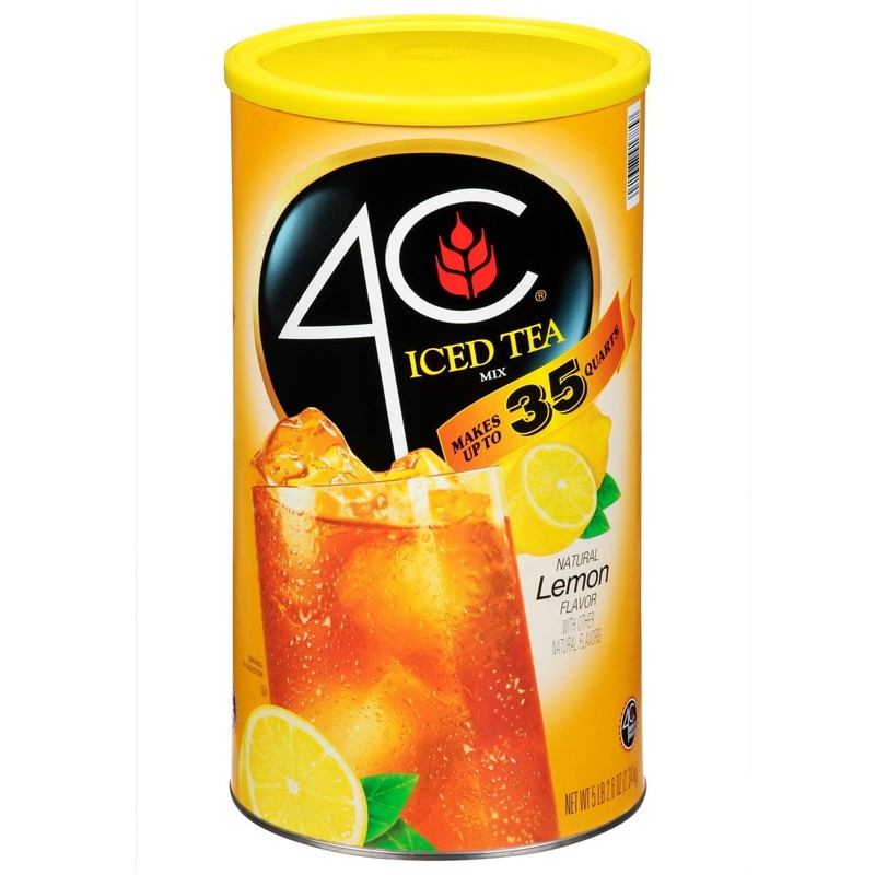 4C Lemon Iced Tea Mix, 82.6oz – Large Size for Home or Office Cold Drinks