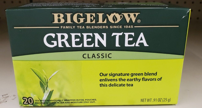 2 PACK BIGELOW GREEN TEA CALSSIC S20 SERVINGS EACH