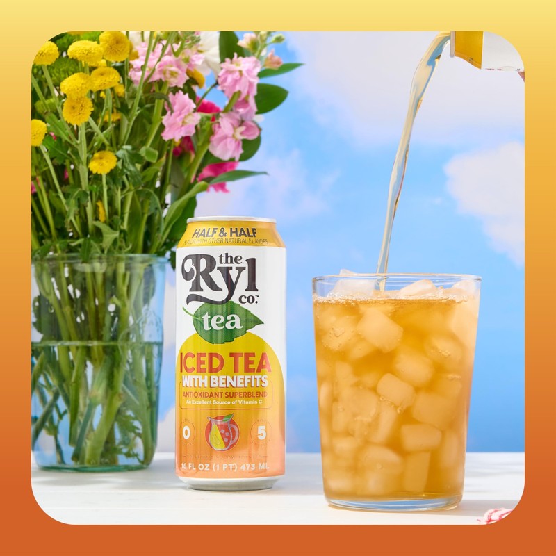 Ryl Iced Tea, Half & Half –Zero Sugar, Antioxidant Superblend, 5 Calories, Lo... gallery