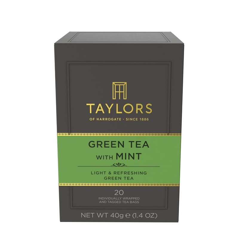 Refreshing Green Tea with Mint - 120 Individually Wrapped Teabags, Caffeinated gallery