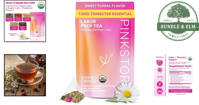 Third Trimester Herbal Tea with Red Raspberry Leaf, Chamomile & Stinging Nettle gallery