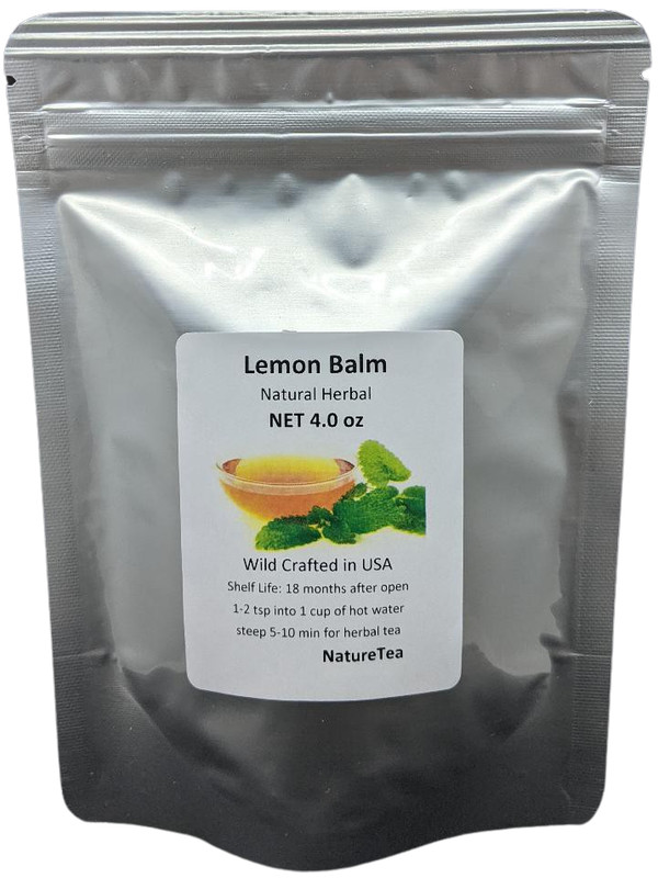 Lemon Balm Tea – Loose Leaf by Nature Tea Domestically Harvested