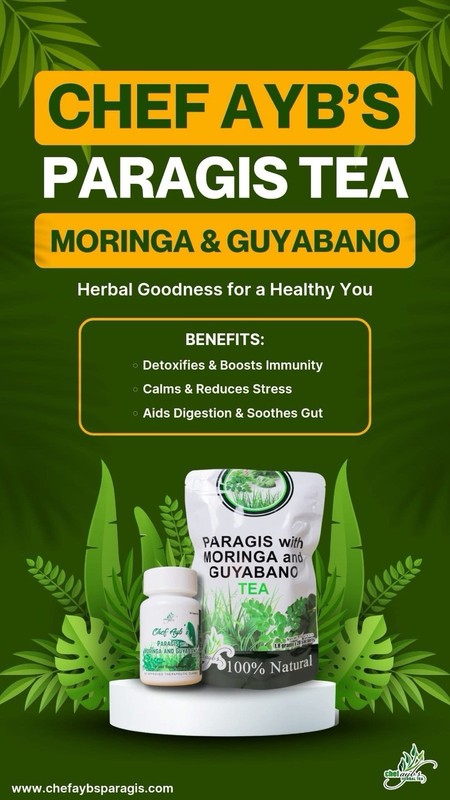 Chef Aybs Paragis Tea with Moringa & Guyabano Extract 3 In 1 (20 Tea bags) gallery