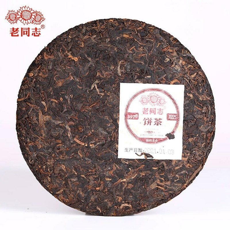 357g Haiwan 9978 Ripe Pu-erh Tea (Batch 211) Old Comrade Shu Puer Tea gallery