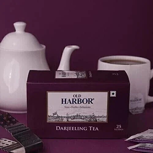 Old Harbor Darjeeling Tea 25 Tea Bags 50g free shipping world wide gallery