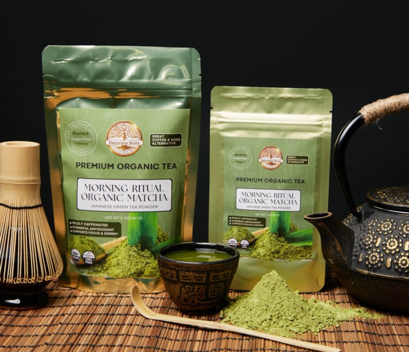 Organic Japanese Ceremonial Grade Matcha Green Tea Powder 1 oz Grown in Japan gallery