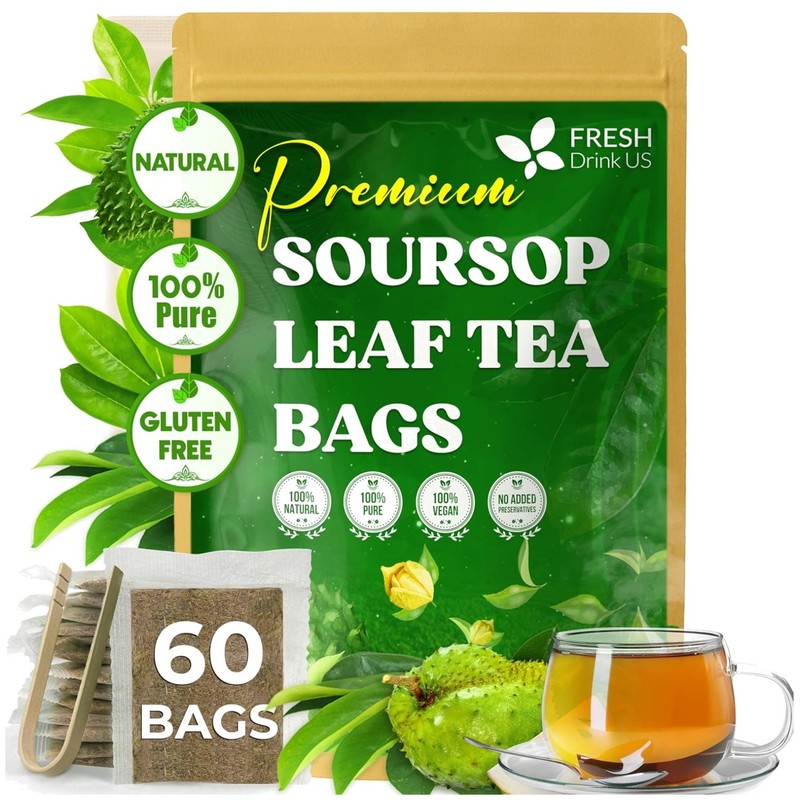 Natural Soursop Leaf Tea – 100% Pure & Caffeine-Free