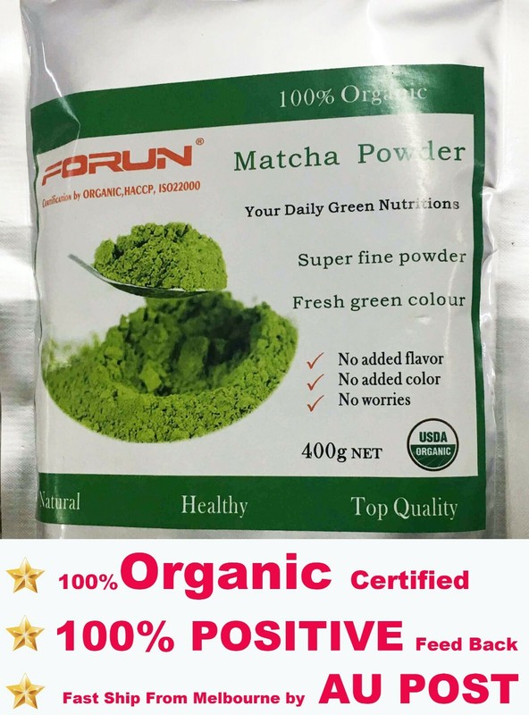 FORUN Organic A Grade Matcha,Green Tea Powder 400G – 100% Pure