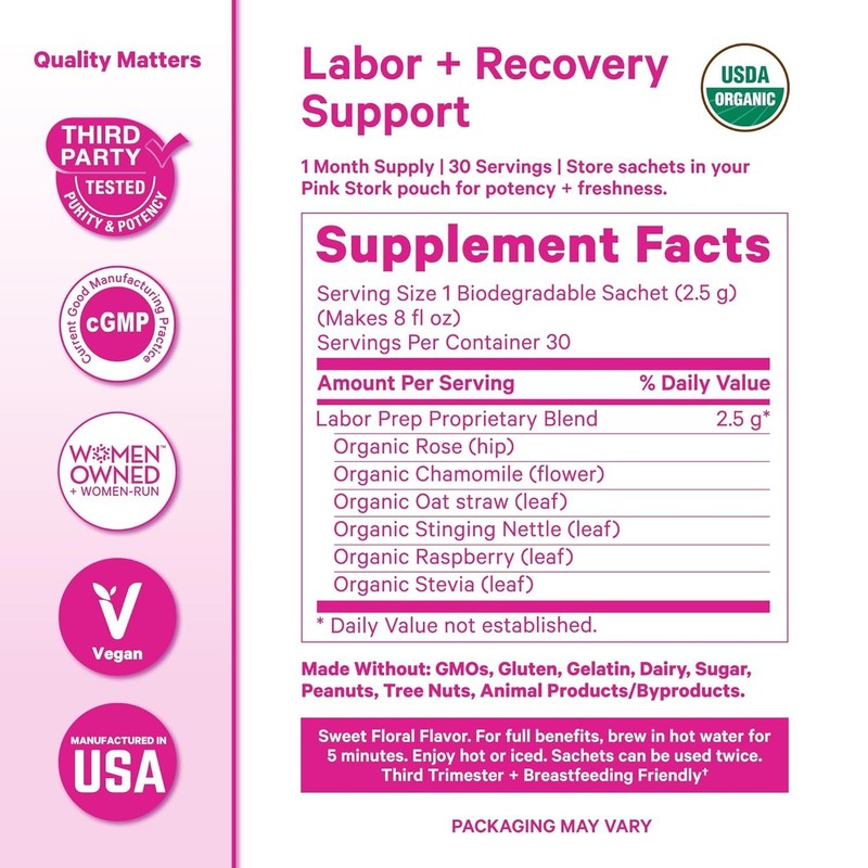 Third Trimester Herbal Tea with Red Raspberry Leaf, Chamomile & Stinging Nettle gallery