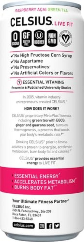 Green Tea Energy Boost - Raspberry Flavor, Perfect for Active Lifestyles gallery