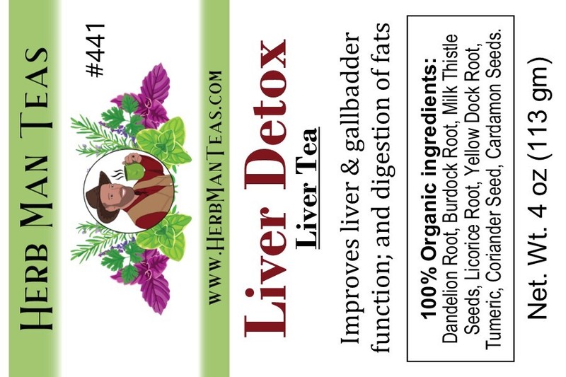 LIVER TEA – effective liver-detoxing blend; lowers blood fat; clears gallstones