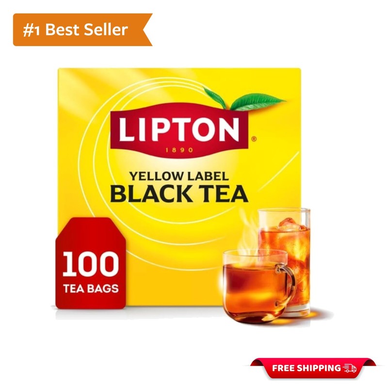 100 Count Black Tea Bags – Smooth Orange Pekoe for Refreshing Iced Tea