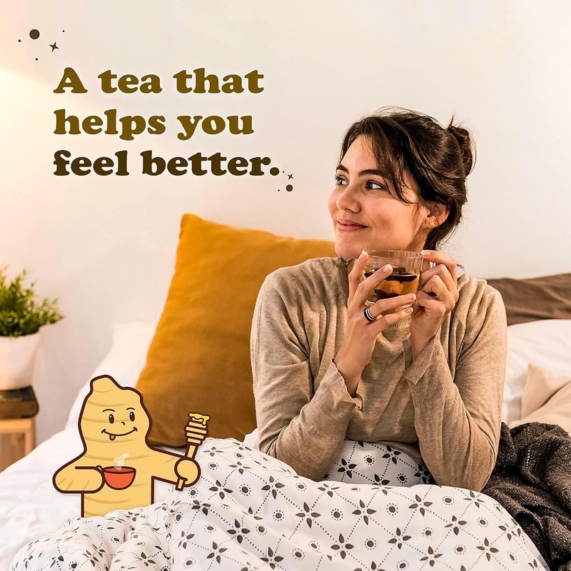 Pocas Honey Ginger Instant Tea Powder, Soursop Flavor, Real Ginger Extract & Hon gallery