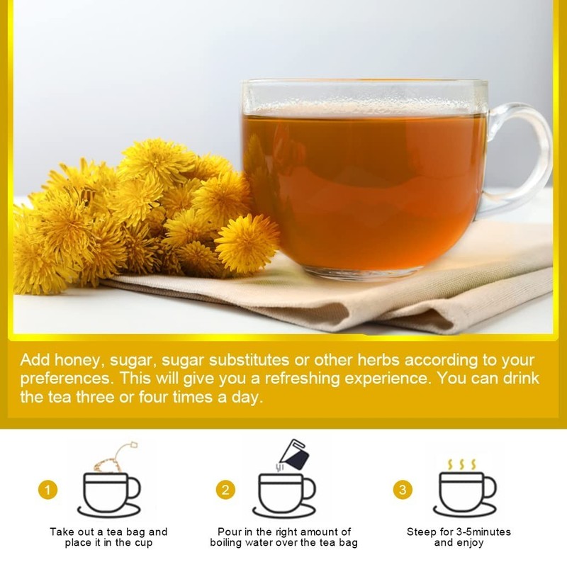 30 Count Organic Dandelion Tea - Supports Healthy Digestion & Kidney Function gallery