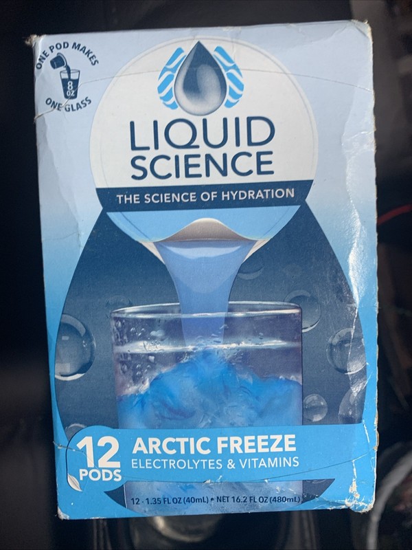 Liquid Science Hydration Concentrate Single Serve Liquid Pods, Peel and Pour, Ar