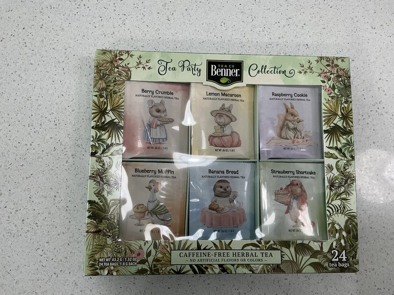 Brenner Tea Company Tea Gift Set – 24 Herbal Tea Bags New Easter 2028 Exp