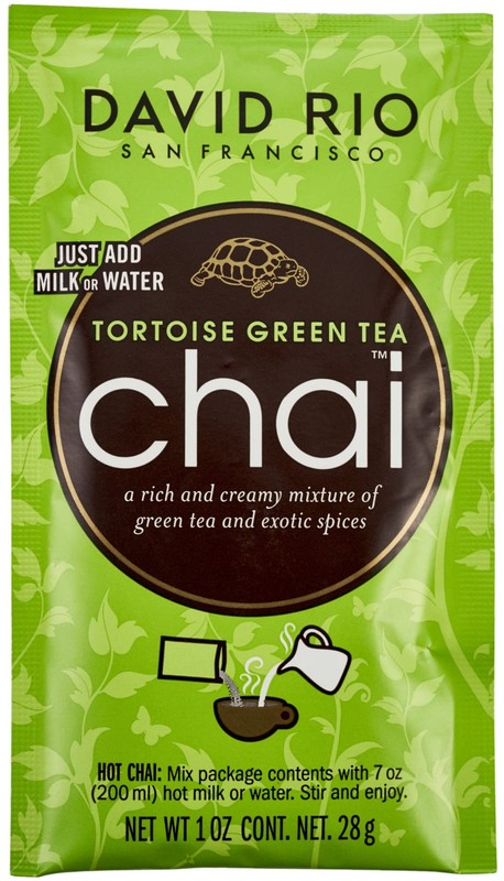 David Rio Chai Tea Single Serve Packets, Tortoise Green, 1.23 Ounce Pack of 48