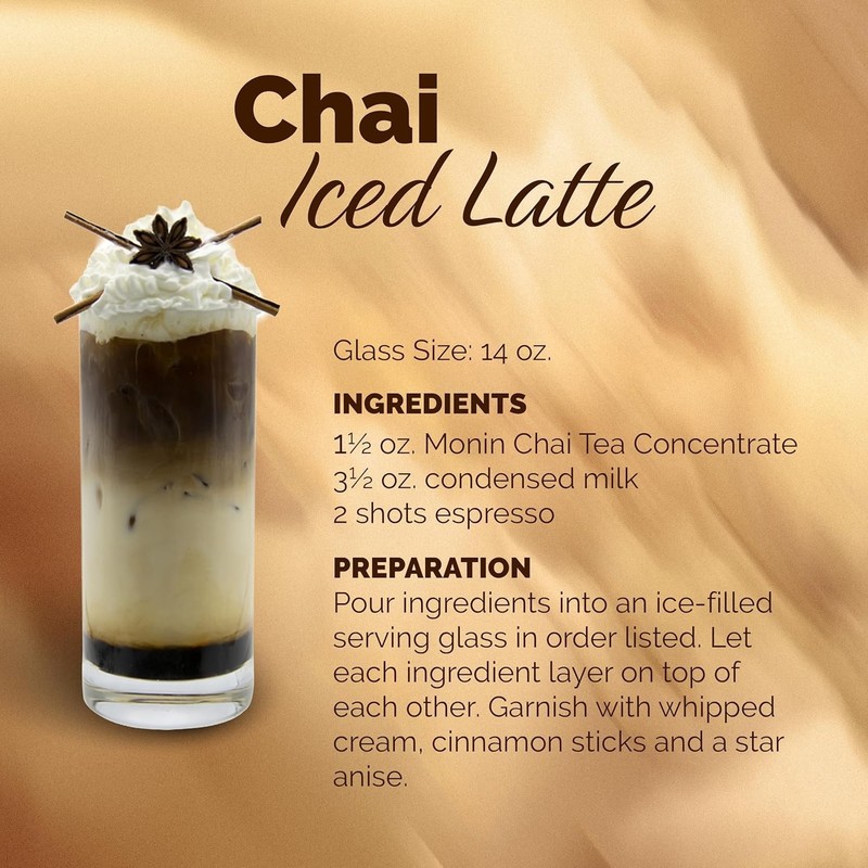 Spiced Chai Tea Concentrate - Natural Flavors - 1 Liter gallery