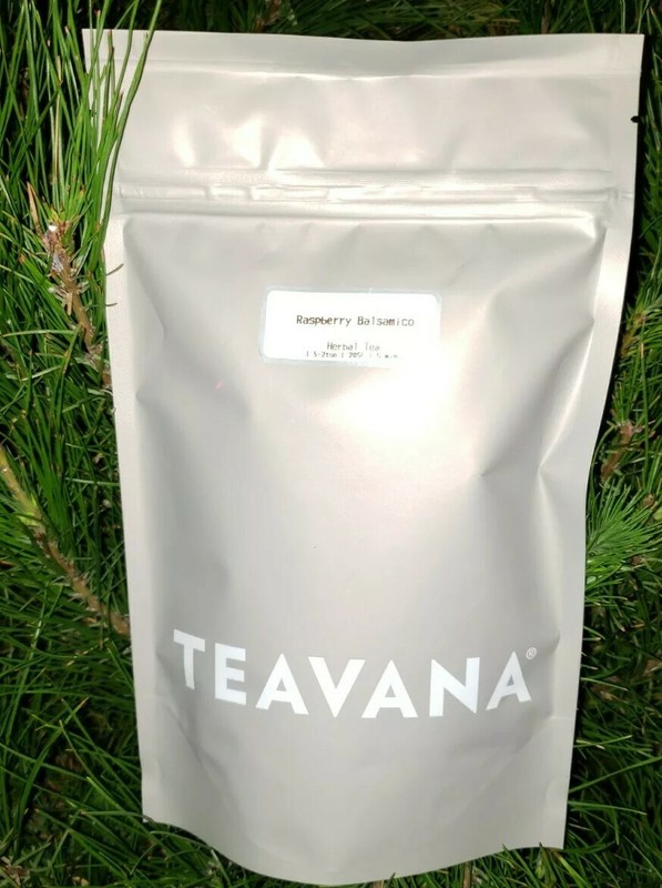 🌈💥🍇 NEW! RARE TEAVANA RASPBERRY BALSAMICO HERBAL TEA 2 OZ SEALED BAG!! 🌈🦄🍇
