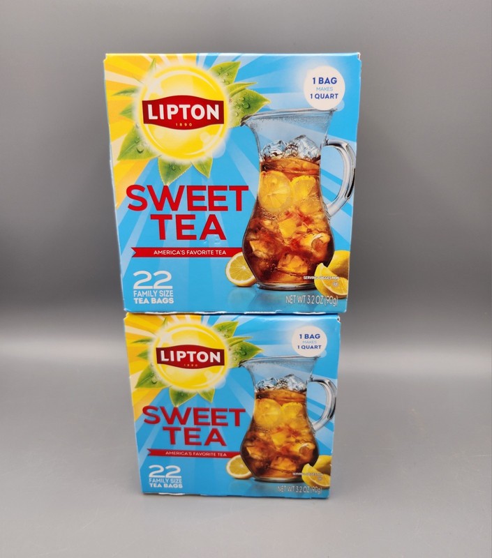Southern Sweet Iced Tea Bags, Family Size, 44 Total Bags (22Ct -2 Pack)