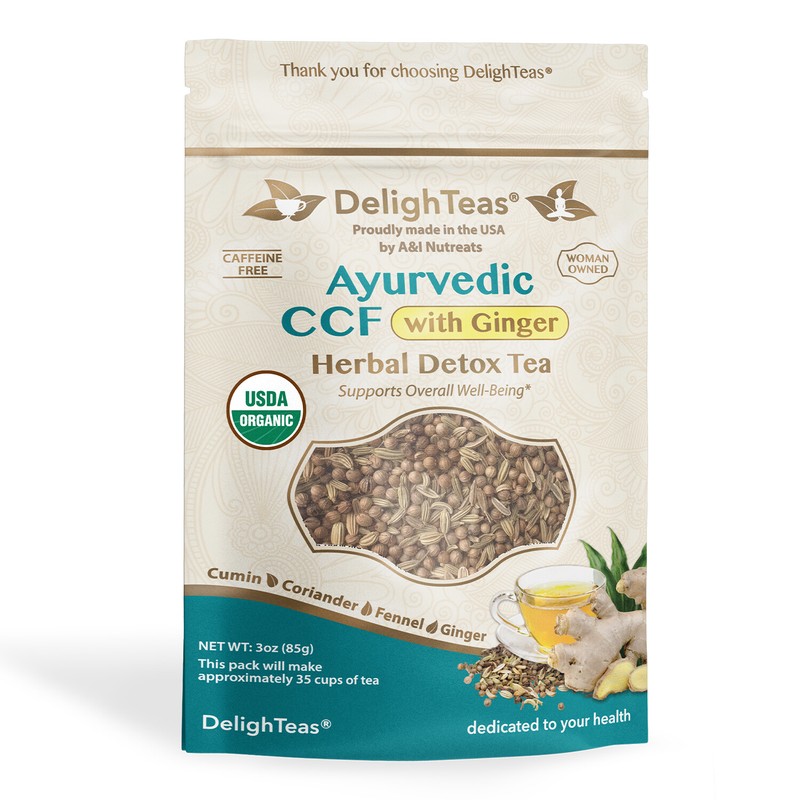 Ayurvedic CCF w/ Ginger Detox Tea – Loose Blend