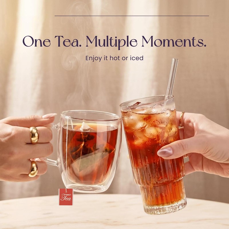 PiPi Tea Organic Oolong Tea Bags 20 Bags Cortisol & Calming Tea For Anxiety Tea gallery
