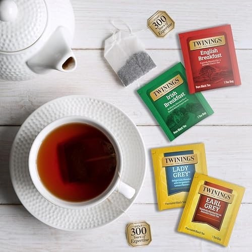 Assorted Tea Bags Sampler Pack - 120 Count, 30 Flavors for Tea Lovers, Gifts for gallery